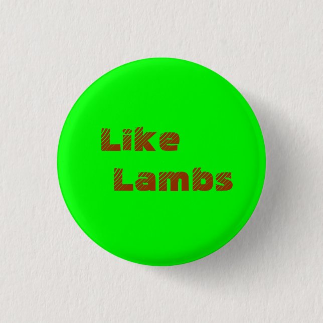 LL Tree Font Badge Button (Front)
