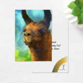 Llama ACEO Art Trading Cards (Desk)