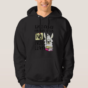 Llama & Alpaca Lovers 120 Days of Kindergarten No Hoodie