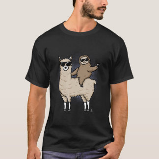 Llama and sloth gift T-Shirt