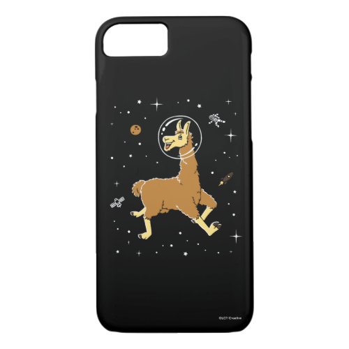 Llama Animals In Space iPhone 87 Case