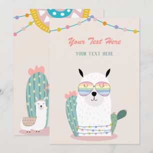 Llama Any Event  Invitation