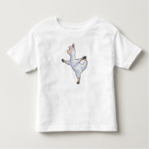 Llama at Yoga Fitness Toddler T-shirt