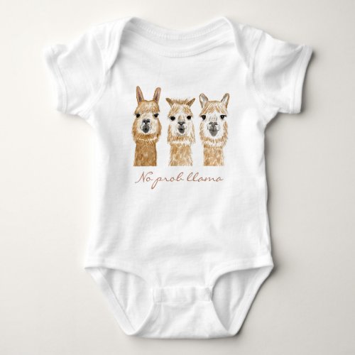 Llama Baby Outfit Baby Bodysuit