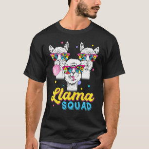Llama Birthday Squad Party Llama T-Shirt