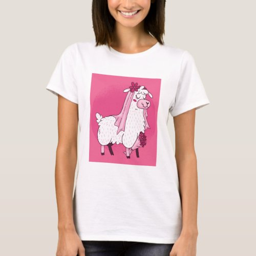 Llama Bride T-Shirt