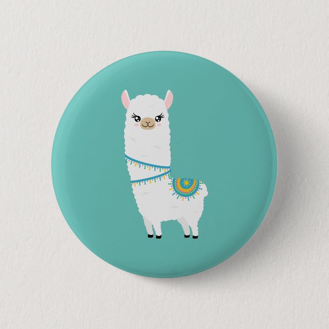  Llama Button (Front)