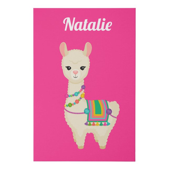 llama Canvas Wall Art (Front)