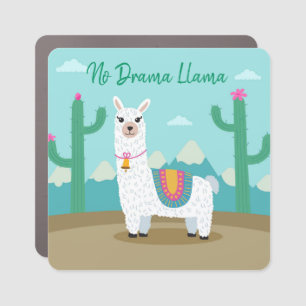 LLama Car Magnet