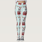 Llama christmas store leggings