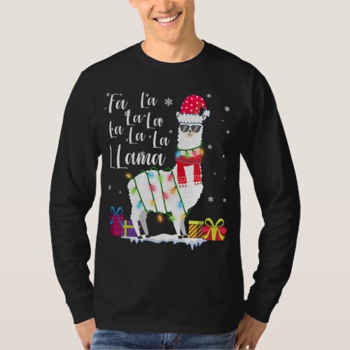 Llama Christmas Sweater Fa_La_La Lama Funny X_Mas