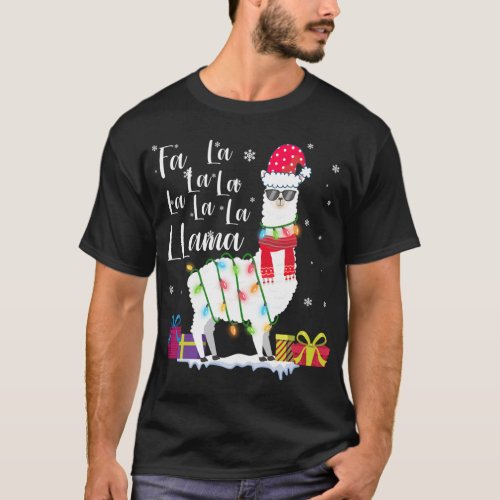 Llama Christmas Sweater Fa_La_La Lama Funny X_Mas