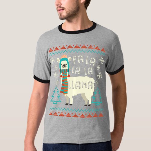 Llama Christmas Sweater Style Alpaca Lover