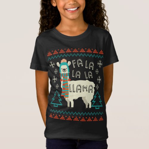 Llama Christmas Sweater Style Alpaca Lover