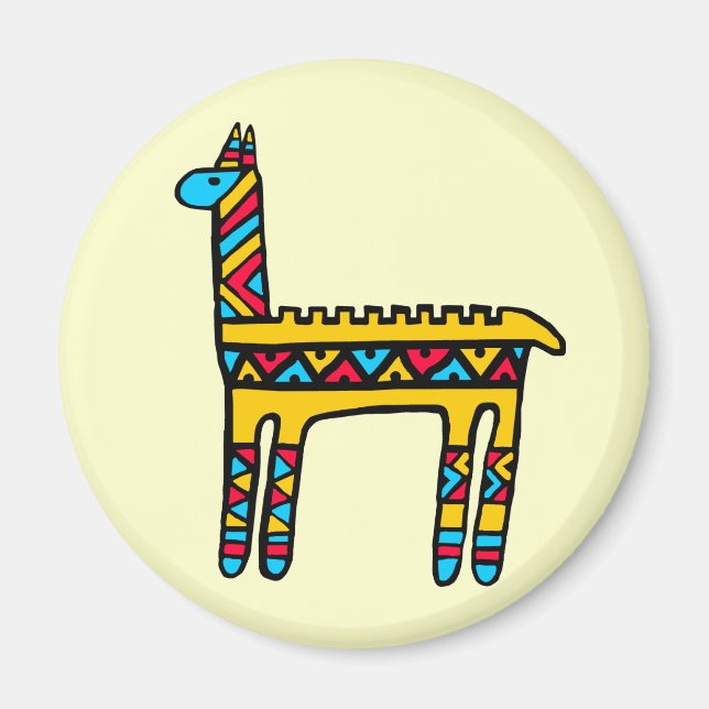 Llama-colors Magnet (Front)