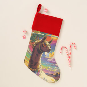 Llama. Cool llama. Be like the llama Christmas Stocking