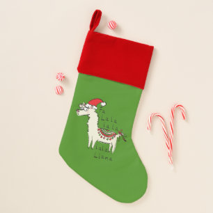 Llama Cute Funny Christmas Holiday Christmas Stocking