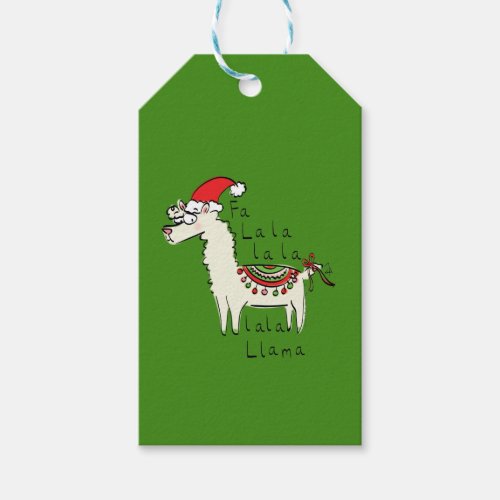 Llama Cute Funny Christmas Holiday Gift Tags