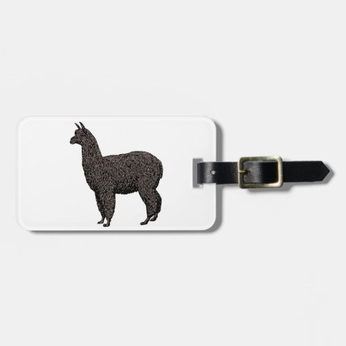 Llama Daydreams Luggage Tag