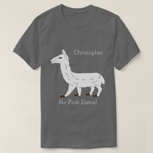 Llama Design Personalised T_Shirt