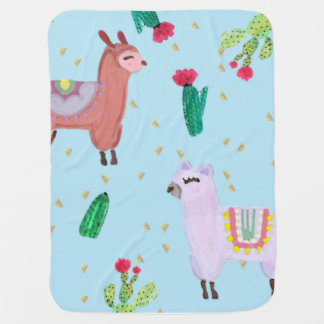 Llama Drama Blankie Swaddle Blanket