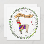 Llama Drama Illustration (Front/Back)