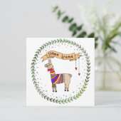 Llama Drama Illustration (Standing Front)