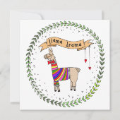 Llama Drama Illustration (Front)
