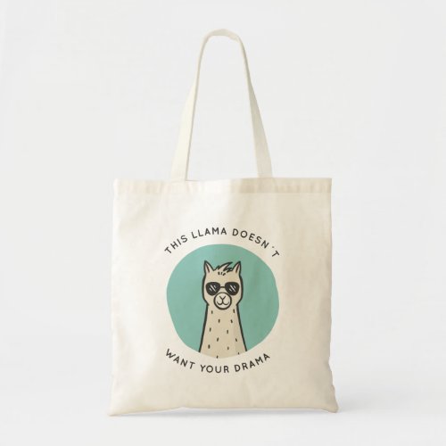 Llama Drama Tote Bag