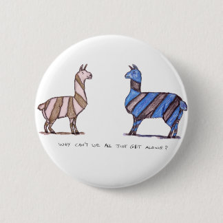 llama dress button