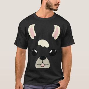 Llama Face Halloween Costume Alpaca Lovers T-Shirt
