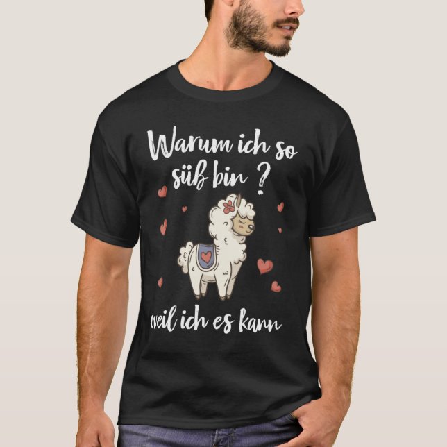 Llama for Llama Alpaca Costume Girls T-Shirt (Front)