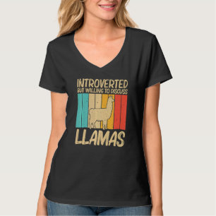 Llama For Men Women Llama Farm Animal 2 T-Shirt
