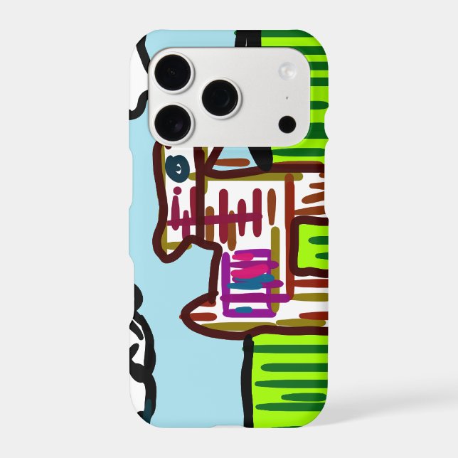 Llama fun time iphone case (Back)