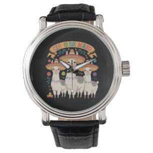 Llama Funny Cinco De Mayo Fiesta Party Watch