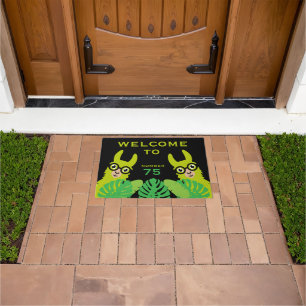 llama Funny Novelty Doormat