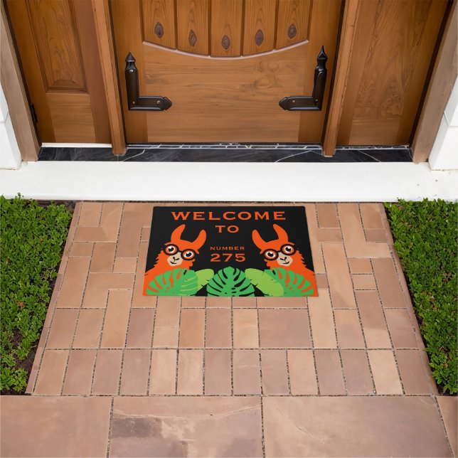 llama Funny Novelty Doormat (Outdoor)