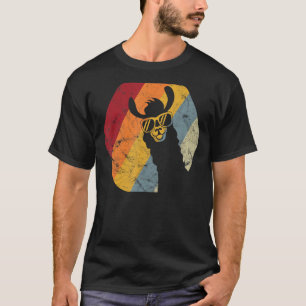 Llama Funny Sunglasses Zoo Alpaca Vintage Animal N T-Shirt