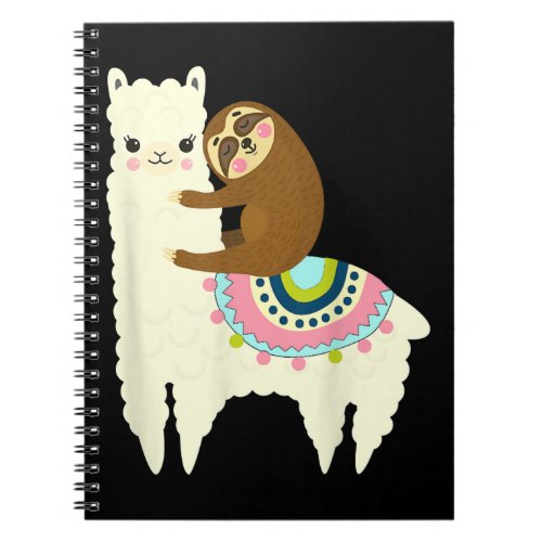 Llama Gift  Cute Llama  Sloth Best Friends Notebook
