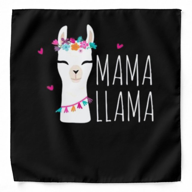 Llama Gift | Mama Llama Bandana (Front)