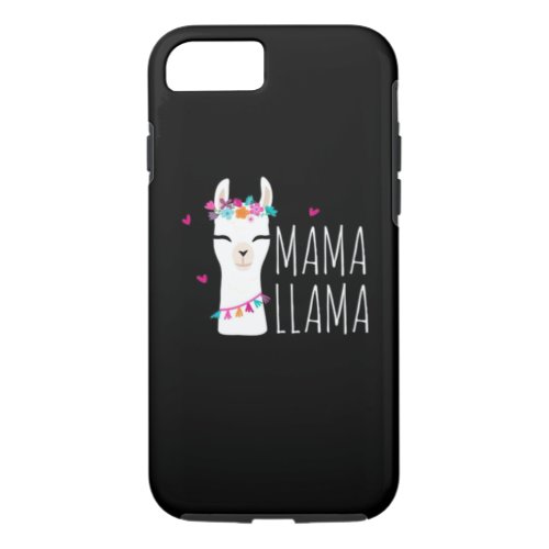 Llama Gift  Mama Llama iPhone 87 Case