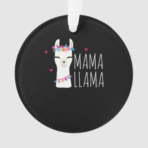 Llama Gift  Mama Llama Ornament