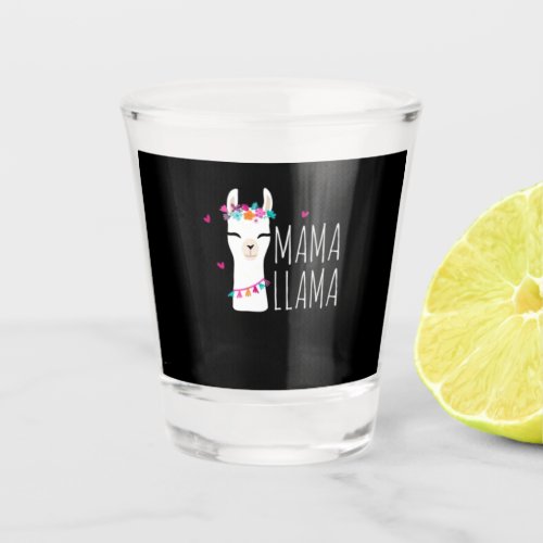 Llama Gift  Mama Llama Shot Glass