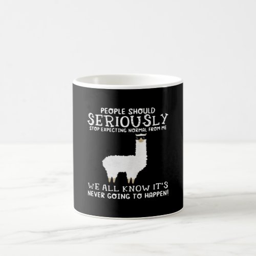 Llama Gift  People should seriously Coffee Mug