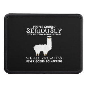 Llama Gift   People should seriously Hitch Cover