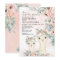 Llama Girl Baby Shower Blush Floral Eucalyptus