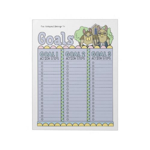 Llama Goal Planner Custom Notepad