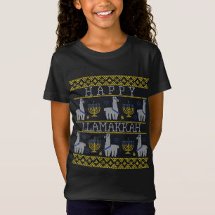 Llama Hanukkah Funny Ugly Christmas Sweater Happy