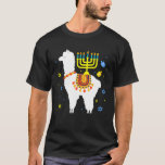 Llama Hanukkah Happy Hanukkah Llama Lover Chanukah T-Shirt<br><div class="desc">Llama Hanukkah Happy Hanukkah Llama Lover Chanukah</div>
