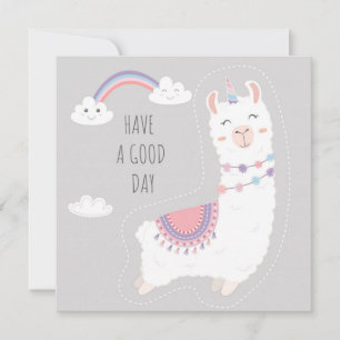 Llama Holiday Card
